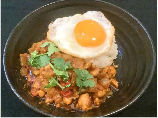 こせり風ドライカレー